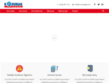 Tablet Screenshot of korunakosgb.com